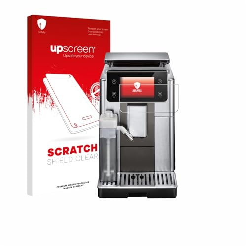 upscreen Schutzfolie für DeLonghi PrimaDonna Aromatic ECAM630.75.TSM | Transparenter Displayschutz Made in Germany Kristall-Klar Kratzschutz Anti-Fingerprint