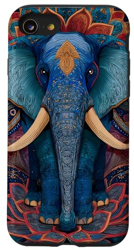 Elephant Mandala Nature Spiritual Case for iPhone SE (2020) / 7 / 8