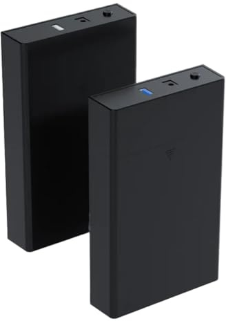 BOFRHME Caja para Disco Duro Externo de 3,5 Pulgadas con USB 3.0, Lector de Disco Duro, Adaptador de Alta Velocidad para PC, Enchufe de la UE.