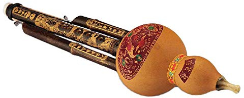 Garvee Flûte hulusi professionnelle en bambou fait main – Instrument à vent ethnique chinois – Son authentique, idéal débutants et passionnés – Cadeau anniversaire/Noël – Tonalité : Do (C key)