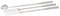 Patisse 1729 Set de 3 Fourchettes à Chocolat INOX Argent 20 cm