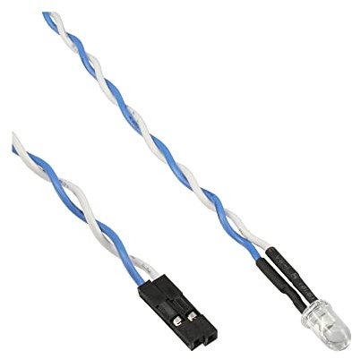 InLine 59910A HDD-LED / Power-LED für Mainboard-Anschluss, blau, 5mm, 0,8m
