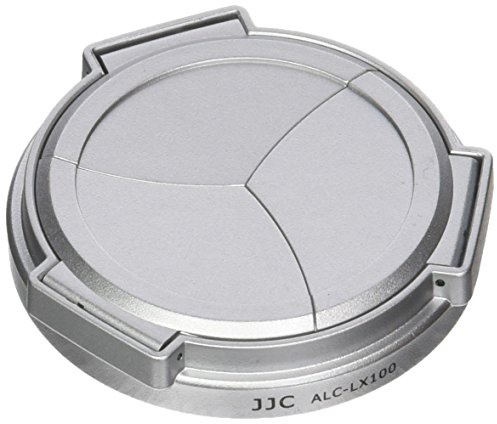 JJC Auto Lens Cap for Panasonic DMC-LX100 Camera - Silver