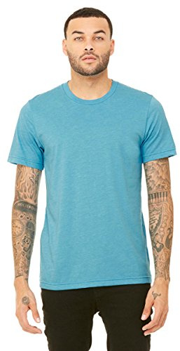 Unisex Jersey Short-Sleeve T-Shirt - HEATHER AQUA - M