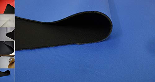 StoffBook Royalblau/Marine NEOPREN-IMITAT Stoff 3MM Stretch Doubleface Stoffe, C261