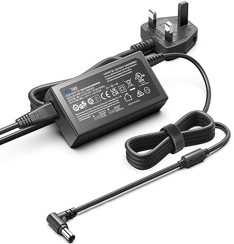 KFD 19V Power Supply Adapter Cable for Samsung HW-S60T HW-S61T HW-Q700 HW-Q800 HW-K370 HW-K850 HW-K950 Soundbar Samsung TV UE32N5300AK UN32J4500 Odyssey G3 C27JG50 Gaming Monitor Charger