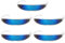 Baoblaze 5er Set Blau Futuristische Brille Sonnenbrille Lustige Partbrille Spaßbrille Cosplay Kostüm Zubehör