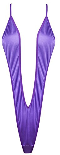 Kaerm Femme Monokini Maillot de Bain 1 Pièce Bikini Sexy Extensible Culotte de Bain Slip Ficelle String Body Lingerie Érotique Swimwear Beachwear