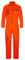 Yukirtiq Men's Work Wear Boilersuit Coverall with Multi Pockets Heavy Duty Polycotton Overall Trousers Mechanics Boiler Suit, Orange, XL