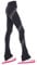 LIUHUO Lange Hose für Damen und Mädchen, zum Üben von Eiskunstlauf, hochwertige warme Strumpfhose, Strass, Kinderskating-Leggings, Navy, 16 mm