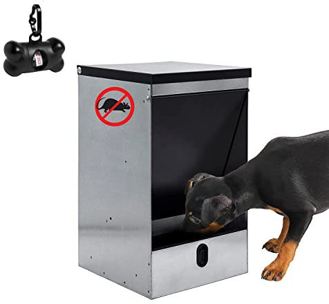 FINCA CASAREJO Mangeoire Automatique pour Chien - Mangeoire Libre-Service - Capacité 10 Kg - Mangeoire Auto-Service et Anti-rongeurs - Distributeur de Sacs Offert