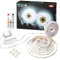 WOBANE LED Strip Weiß Dimmbar 10M Set,12V Selbstklebend LED Streifen,Superhell 6500K Kaltweiss LED Band mit RF Fernbedienung für Innen,Küche,Unterschrank,Esszimmer,Hochzeit,600 LEDs
