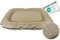 RelaxXL orthopädisches Outdoor Hundekissen Luna L: 110x85cm Taupe 60°C Waschbarer Bezug Wasserabweisend Viscoschaum Garten Hundebett für große Hunde