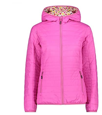 CMP - Damen-Wendejacke mit fester Kapuze, Mauve, D38