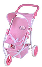 KNORRTOYS.COM 16538 Puppenbuggy Jogger Lio-Princess White Rose, rosa