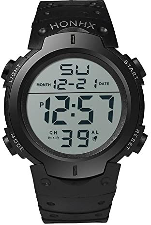 Herren Digitaluhr Armbanduhr Quarz Sportuhr Outdooruhr 2022 Mode Militär Luxury LED Sport Uhr für Männer
