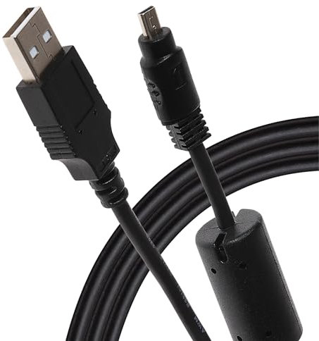 Praktica USB-A 2.0 to 8 Pin Mini USB Camera Charging Cable 0.5m