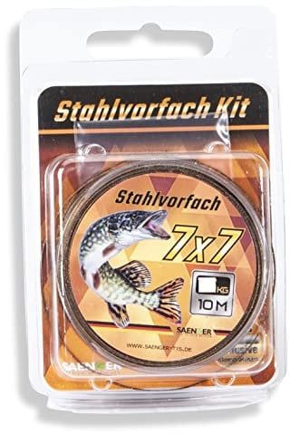 Specitec Stahlvorfach 7 x 7 - Tragkraft: 9kg Länge: 10 Meter von SängerTTS