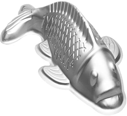 Fish Carpe Gâteau Moule en Aluminium Alliage 3D Boulange Moule Moule en Étain Poêle Antiadhésive