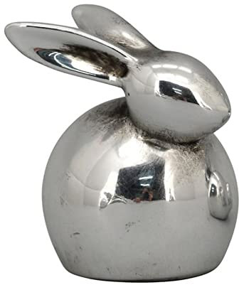Exner GmbH Hase Argent - 12x11x15,5 cm - Silber - Dolomite