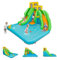 GOPLUS Castillo Hinchable para Niños, Hinchable Grande con Tobogán y Trampolín, Toboganes & Piscina, Pared de Escalada, Infantil Inflable, Adecuado de 3 a 10 Años, ‎‎400 x 360 x 255 cm