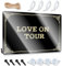 Bar Rules Blechschild Love On Tour Metallschild Bar Zubehör Man Cave Metall-Blechschild Retro (Farbe: Farbe, Größe: 30 x 40 cm)