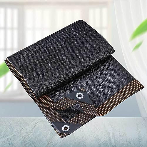 Filet Ombrage Voile d Ombrage Bache pour Pergola Toile Ombrage Pergola 6x3 Ombrage Rectangulaire 90% d'ombrage Filet d'ombrage Extérieure pour Pergola Terrasse Jardin,black-2x6m