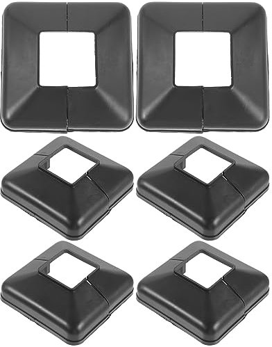 OSALADI 6pièces Capuchon Décoratif Pour Poteau Vinyle De Couvercle De Pour Clôture Design Séparé Et Antidérapant Installation Facile Et Pratique Pour Railing