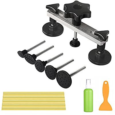 Ventosa Para Coche Abolladuras,Quita Bollos Coche Herramienta profesional de reparación de automóviles Aluminio Aleación de aluminio Dent Reparación Herramientas de reparación de puente Juego de herra