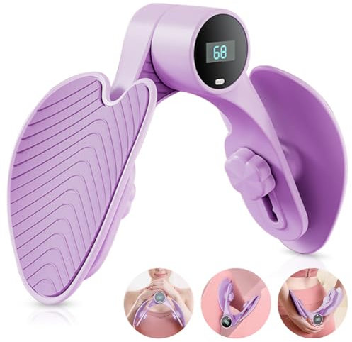 Beckenbodentrainer für Frau und Männer, Gesäß-Beinpresse Oberschenkeltrainer,Heimtrainingsgerät, Beintrainer, Oberschenkel Beckenbodentraining, Beckenbodenaufbau nach der Schwangerschaft