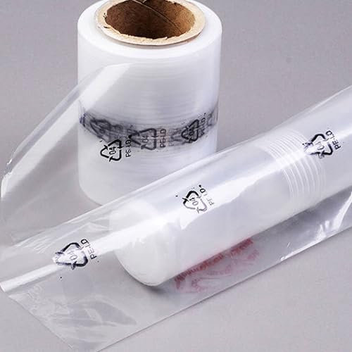 Schlauchfolie 200 mm breit, PE-Folie 100 µm (Rolle mit 250 m)