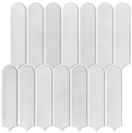 Commomy 10 piastrelle 3D autoadesive da parete in PVC grigio chiaro UrltraLight da 3,5 x 2,9 m, per cucina, bagno, soggiorno, camera da letto, camper