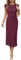 Newshows Sommerkleider Damen Hohlstrick Freizeit Arbeit Kleid Business Elegantes Midikleid Weinrot,S