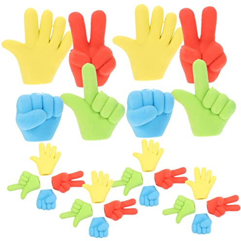 Fingerförmige Radiergummis 24 Stück Gummi für Schule und Malen | Einschulung Deko, Kreative Form für Kinder und Schüler, Geeignet als Schulpreis und Schreibwaren