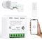 AXFEE Interruttore intelligente, 1PZ Dispositivo Wi-Fi per Automazione Domestica di Luci, Controllo Vocale/Timer, 2.4G wifi, 1 via/2 vie, Compatibile con Alexa Google Home (Con telecomando)