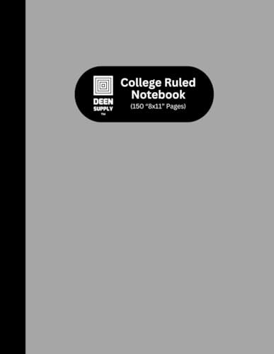 College Ruled Notebook by Deen Supply