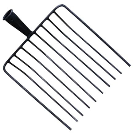 F Fityle Outil de Fourche remplacer la tête Jardin Accessoire, 10 Dents