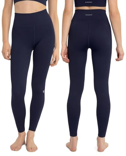 OCEANSAPART Maya Pant - Nahtlose Sport Leggings Damen High Waist - Moon Blue S