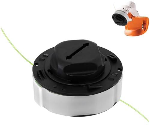 Freischneider Fadenkopf Trimmerkopf, C3-2 Rasentrimmer Kopf Aus Hochwertigem Nylonmaterial, Fadenspule Rasentrimmer MäHkopf Ersetzen Für Stihl FSA57 FSE52 FSA 57 FSE 52 (B)