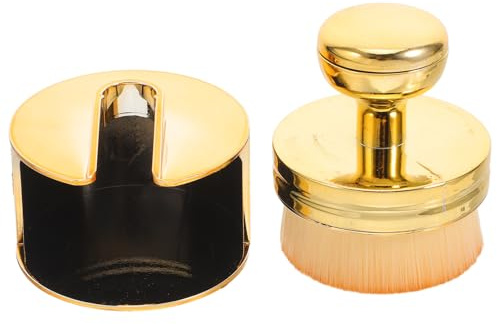 COHEALI Portable Record Cleaning Brush Gold Pvc Case Handheld Dust Remover for Turntables and Albums