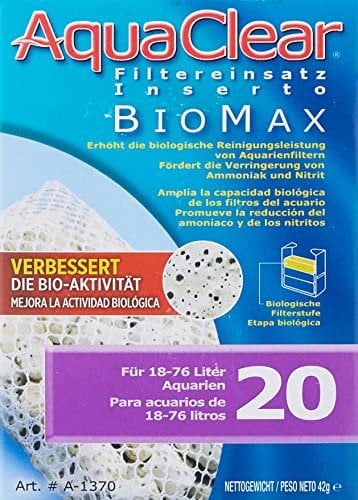 AquaClear Biomax Filtereinsatz, für den AquaClear Powerfilter 20, weiß
