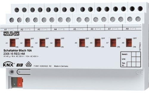 Jung 2308.16REGHM KNX Schaltaktor 8-Fach