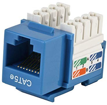 Monoprice Keystone 28 mm blau Punch Down