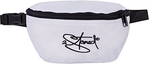 2Stoned Bauchtasche Hüfttasche mit Stick Classic Logo in Weiss