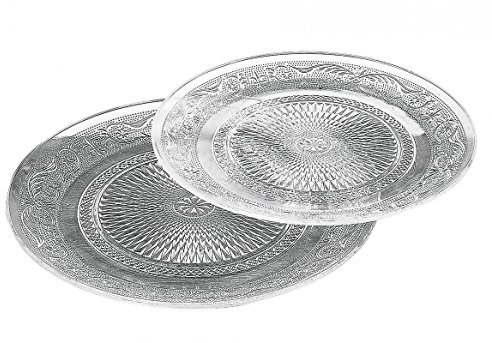 Teller Relief, 2 tlg., Set 2