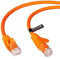 rhinocables Cavo di Rete RJ45 antigroviglio Cat 5e Cavo Ethernet Patch Alta Velocità Lan per PC, PS4, TV Box, Nintendo, Xbox, Router, Modem, Access Point, Switch (Arancio 5m)