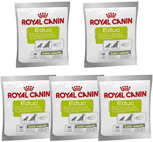 Royal Canin Educ | 5er Pack | 5 x 50 g | Ergänzungsfuttermittel für Hunde | Kalorienarme Belohnung zur Erziehung und Training | Mit Vitaminkomplex zur Unterstützung der Zellen
