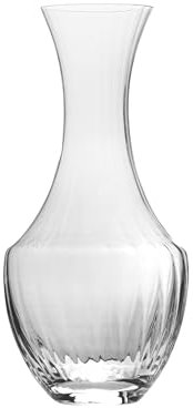 Mikasa Gail Optic Karaffe Dekanter aus bleifreiem Kristall, spülmaschinenfest, hervorragend für Wein, Spirituosen, Wasser, Getränke, ideal für lässige und formelle Veranstaltungen, Weingeschenk,