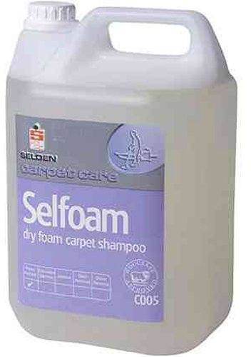 Selden C005 Selfoam Dry Foam Carpet Shampoo, 5 L