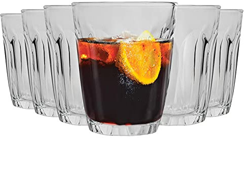 Duralex Provence Verres à Boire - Gobelets 130ml pour l'eau, jus - Paquet de 12